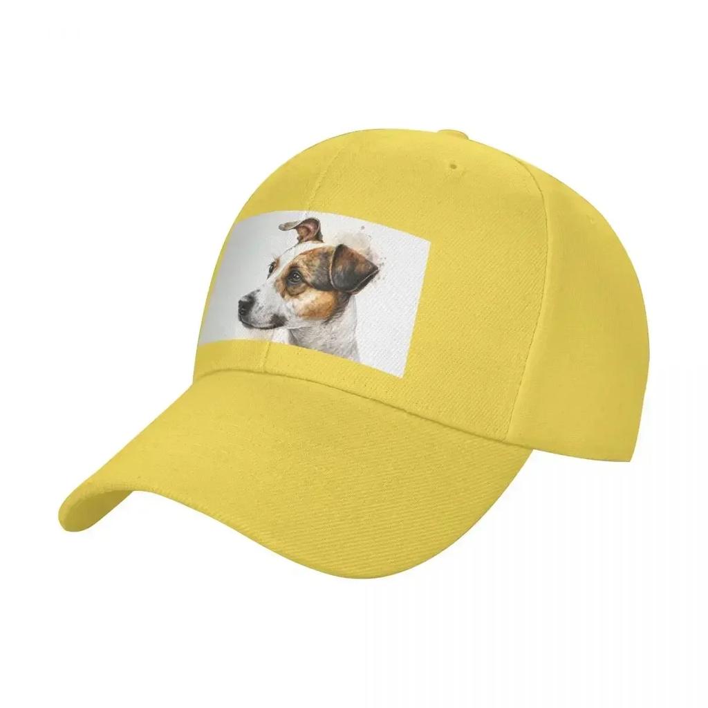 Aquarellskizze eines niedlichen Jack Russell Terriers Hund Baseballkappe schwarze Wintermützen für Unisex Golf Wintermütze Kappen Unisex Damen