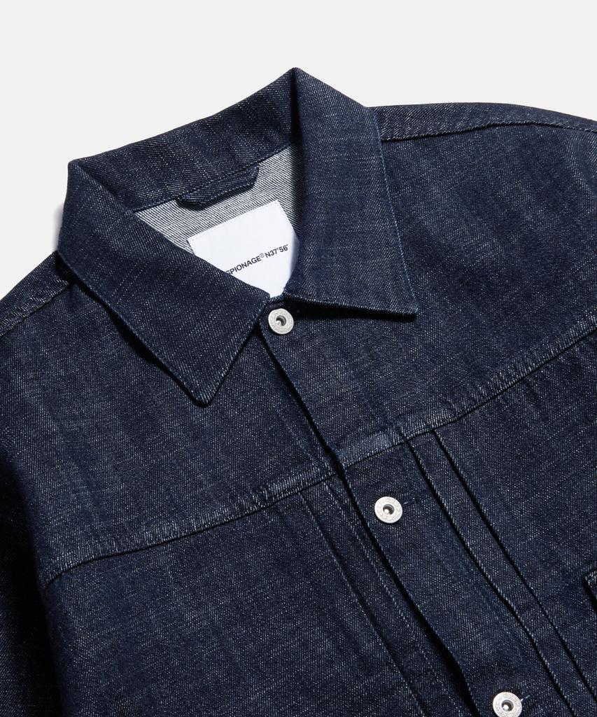 Espionage (Jpn Fabric)Type 1 Kaihara Denim Trucker Jacket Dark Indigo