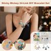 Mickey 24 DIY Bracelet Christmas Gift Bracelet Set Decoration