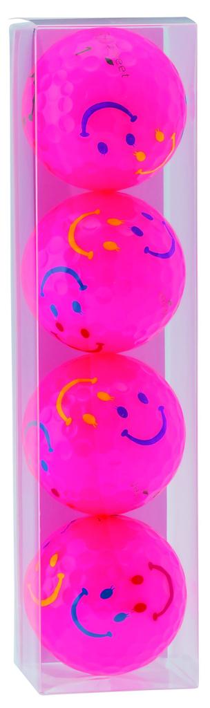 Kasco Golfball KIRA Damenball mit Charaktermarke Damen KIRA SWEET Full Character Pink 1 Dutzend (12 Stück) Abdeckmaterial: Ionomer