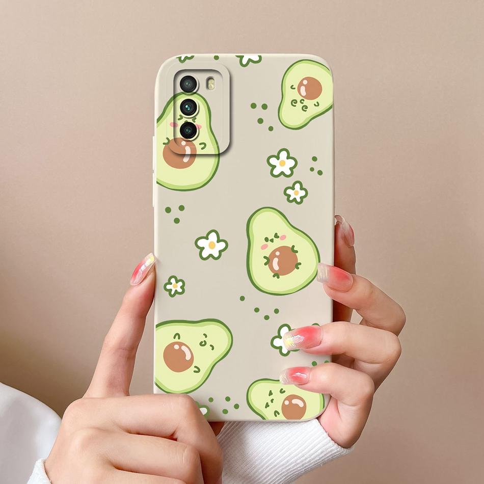 Fun Case For Xiaomi Poco M3 Pro Cute Soft Smooth Liquid Silicone Full Protection Anti Choc Phone Cover For Poco M 3 M3Pro Shell