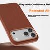 Pisen Compatible iPhone 17 Pro Max Case Apple 17 Pro Max Protective Cover Upgraded Tech Fabric Woven Magnetic Shockproof Case Black