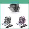 Polyester Nail Polish Organizer Bag With Multiple Compartments For Home Use