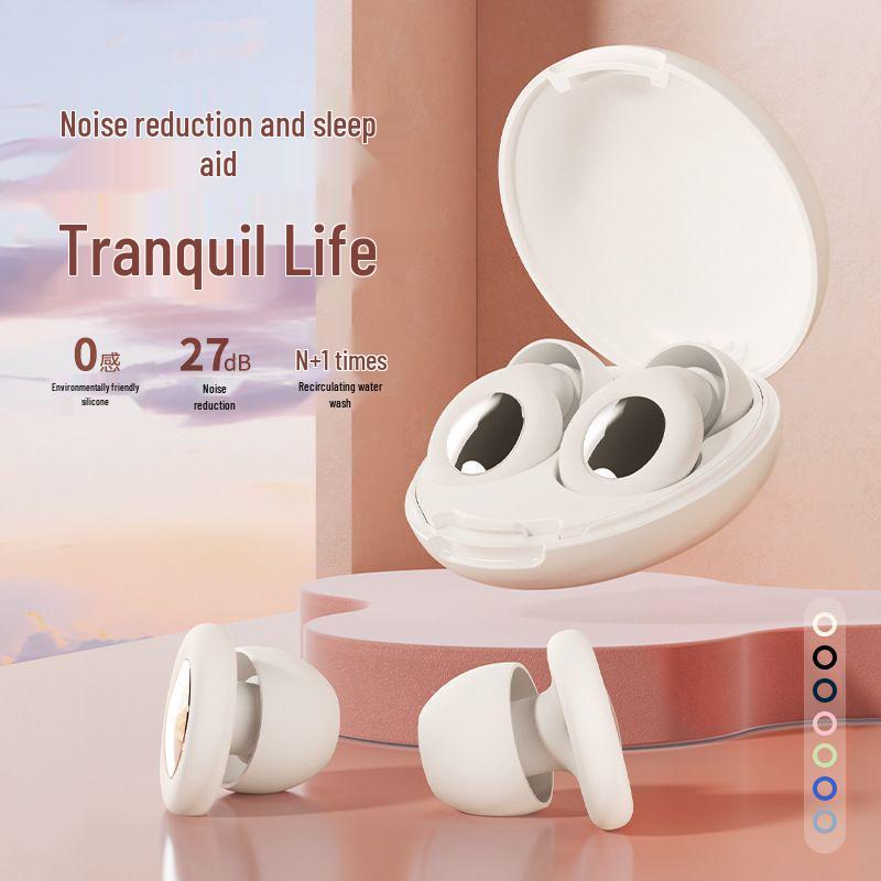 Cross-Border Soundproof Earplugs for Sleep - Noise Reduction with Filter, Anti-Snoring Nighttime Earbuds