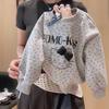Girls' Cute Cartoon Hoodie & Pants Set - Spring/Autumn Sportswear Two-Piece Outfit