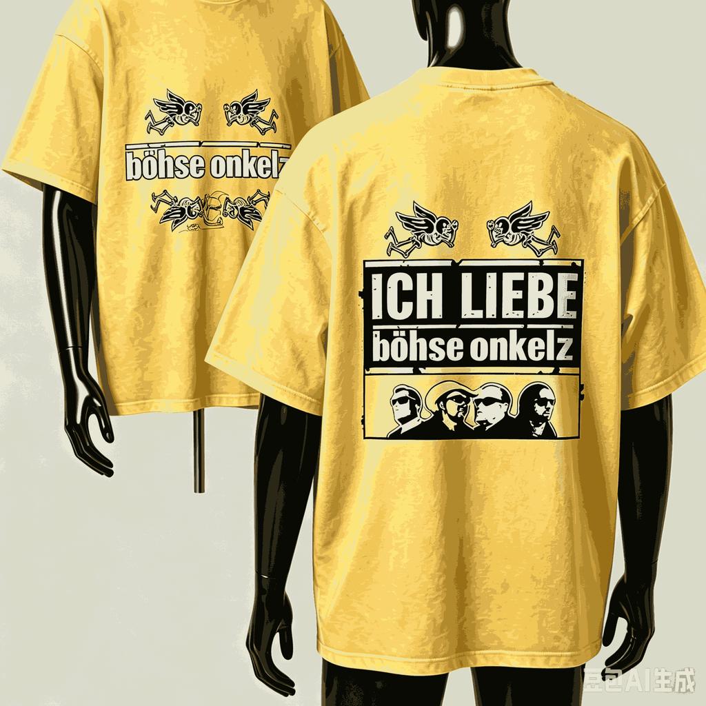 Bhse Onkelz Für Fan Geschenk T-Shirt Unisex Unisex Harajuku Oversized Unisex Kurzarm Streetwear Hohe Qualität Paare Klassisch Weich