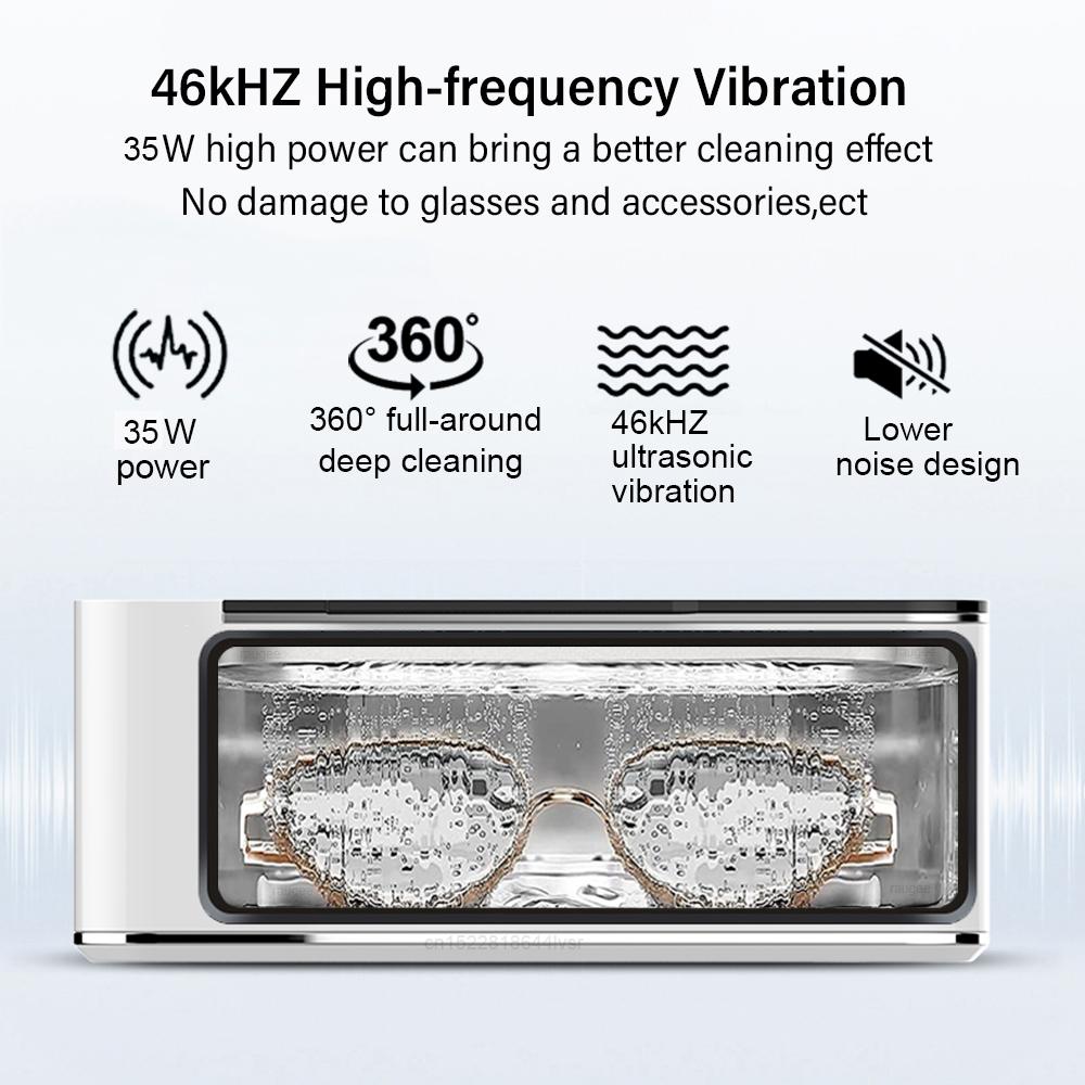 Ultrasonic Cleaner Ultrasound Glasses Jewelry Cleaner High Frequency Ultrasound Cleaning Bath Ultrasonic Glasses Washing Machine
