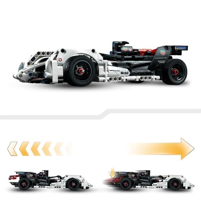 Lego 42137 technic formula e porsche 99x electric, jouet voiture de course, maquette à construire, garçons et filles dès 9 ans