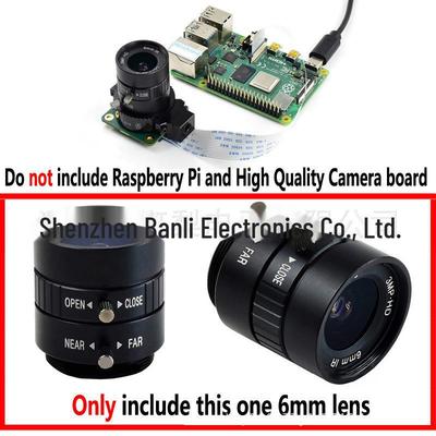 6mm 63° Wide-Angle Lens with Original IMX477R Camera Module for Raspberry Pi