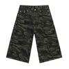 STREETRICH Korean Style Vintage Men's Jeans Summer Loose Male Wide Leg Knee Length Shorts New Washed Fashion Short Denim Pants