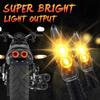 TUINCYN Motocyklowe światło kierunkowskazu tylne LED migacz wskaźnik kompatybilny z BMWF650GS F700GS F800G