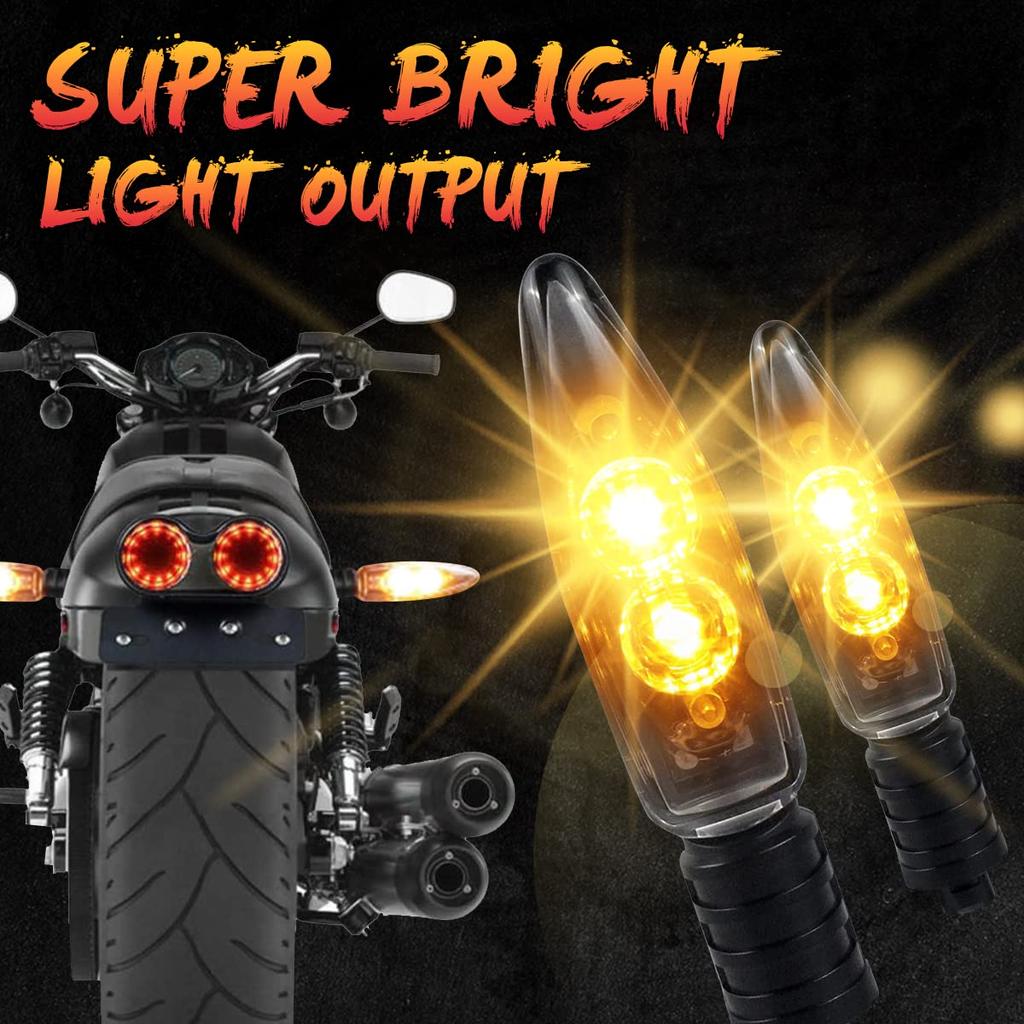 TUINCYN Motocyklowe światło kierunkowskazu tylne LED migacz wskaźnik kompatybilny z BMWF650GS F700GS F800G