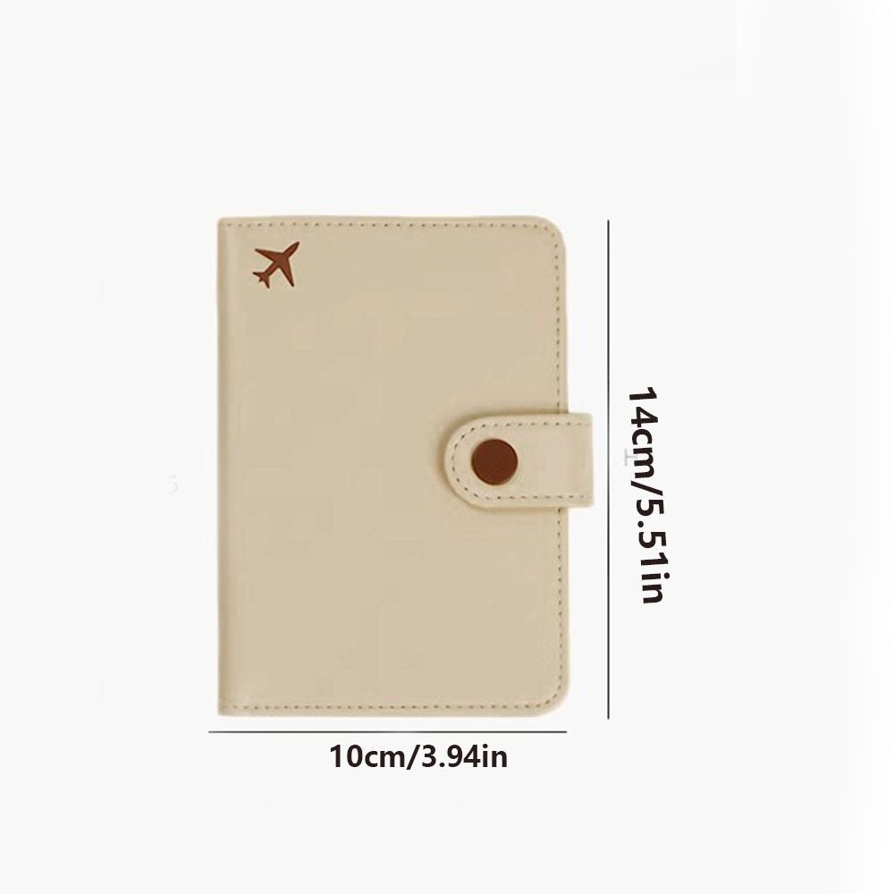 Wallet Passport Storage Bag Solid Color Passport Holder  Travel Accessories