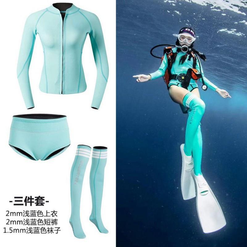 Dámský neoprenový oblek 2 mm Snorkeling Freediving Surfing UV ochrana Léto Zima