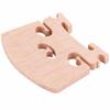 5 Pcs Premium Maple Wooden Violin Bridge Violin Accessory Part  for Instrument Learner(1 8)