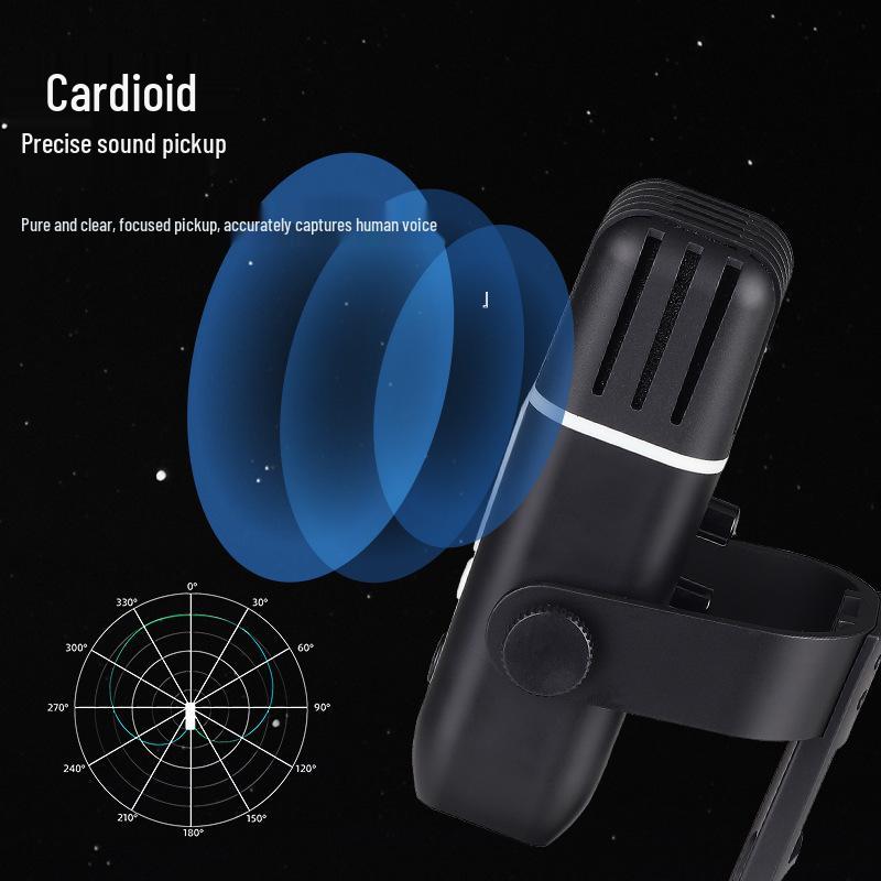 RGB USB Condenser Microphone for Gaming & Streaming
