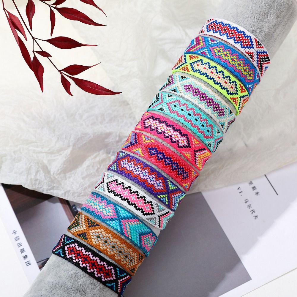 Adjustable Woven Bracelet Transshipment Nepalese Ethnic Bracelet Bohemian Bracelet Jewelry Gift