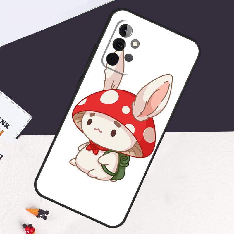 Bunny Rabbit Ears Cover For Samsung Galaxy A54 A34 A14 A52S A12 A22 A32 A52 A72 A13 A33 A53 A50 A51 A71 Case