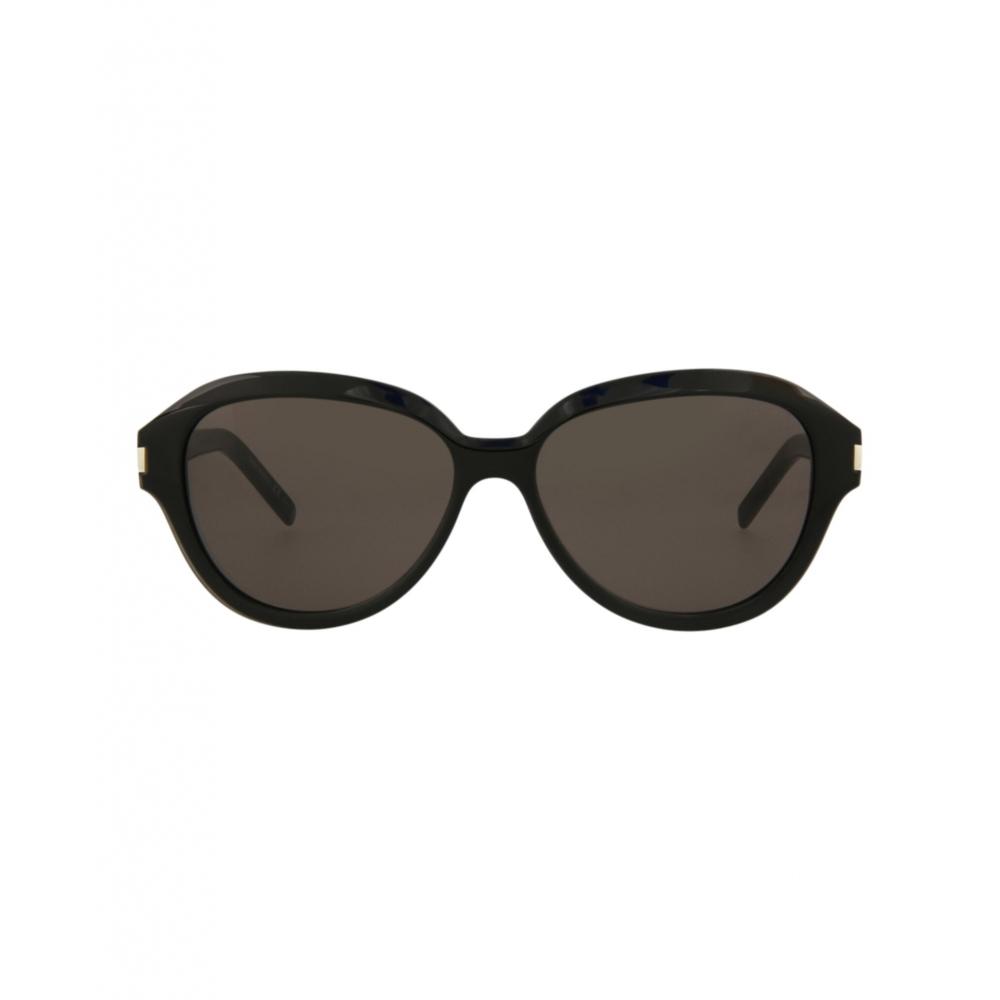 

Saint Laurent Round Frame Acetate Sunglasses Black Black Black One Size