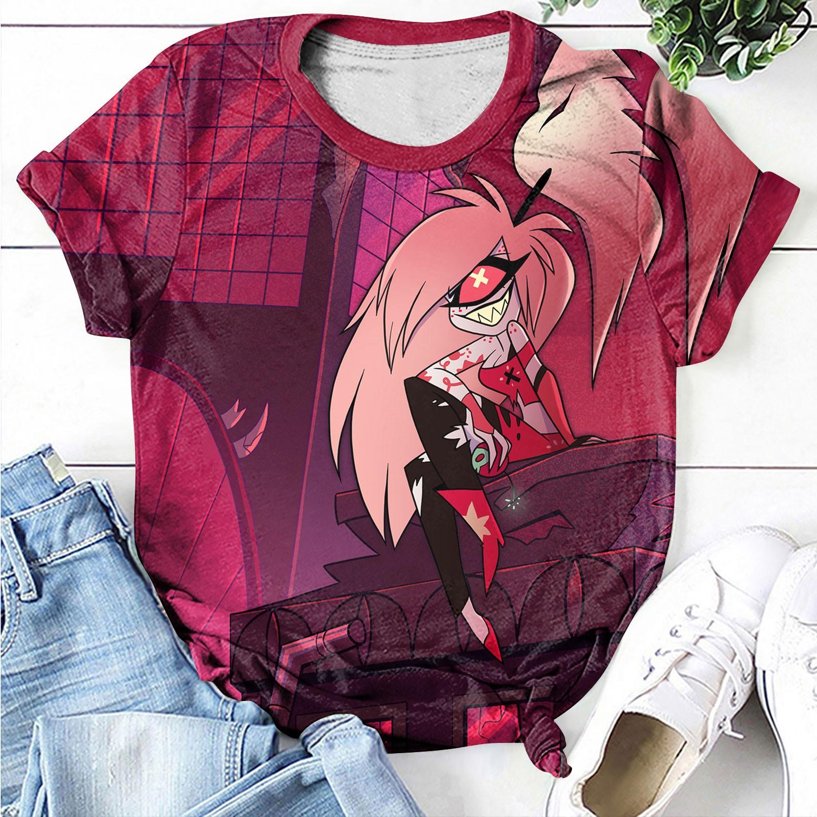 

Женские модные повседневные пуловеры с короткими рукавами и круглым вырезом с принтом XL