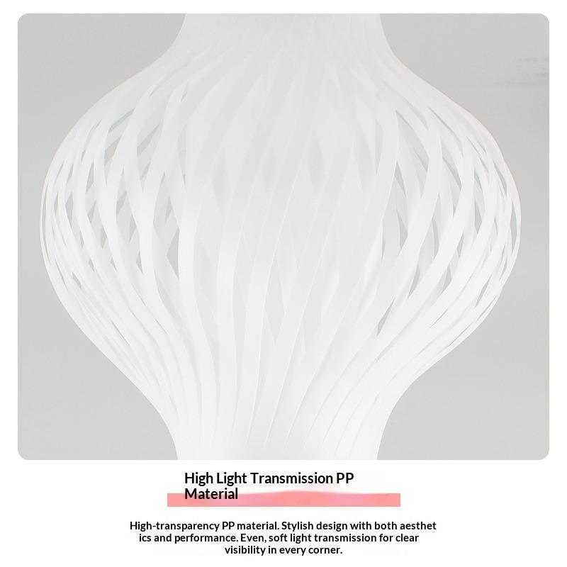 PP Material Bird's Nest Lampshade Simple Artistic Creativity Bedroom Headboard Pendant Light