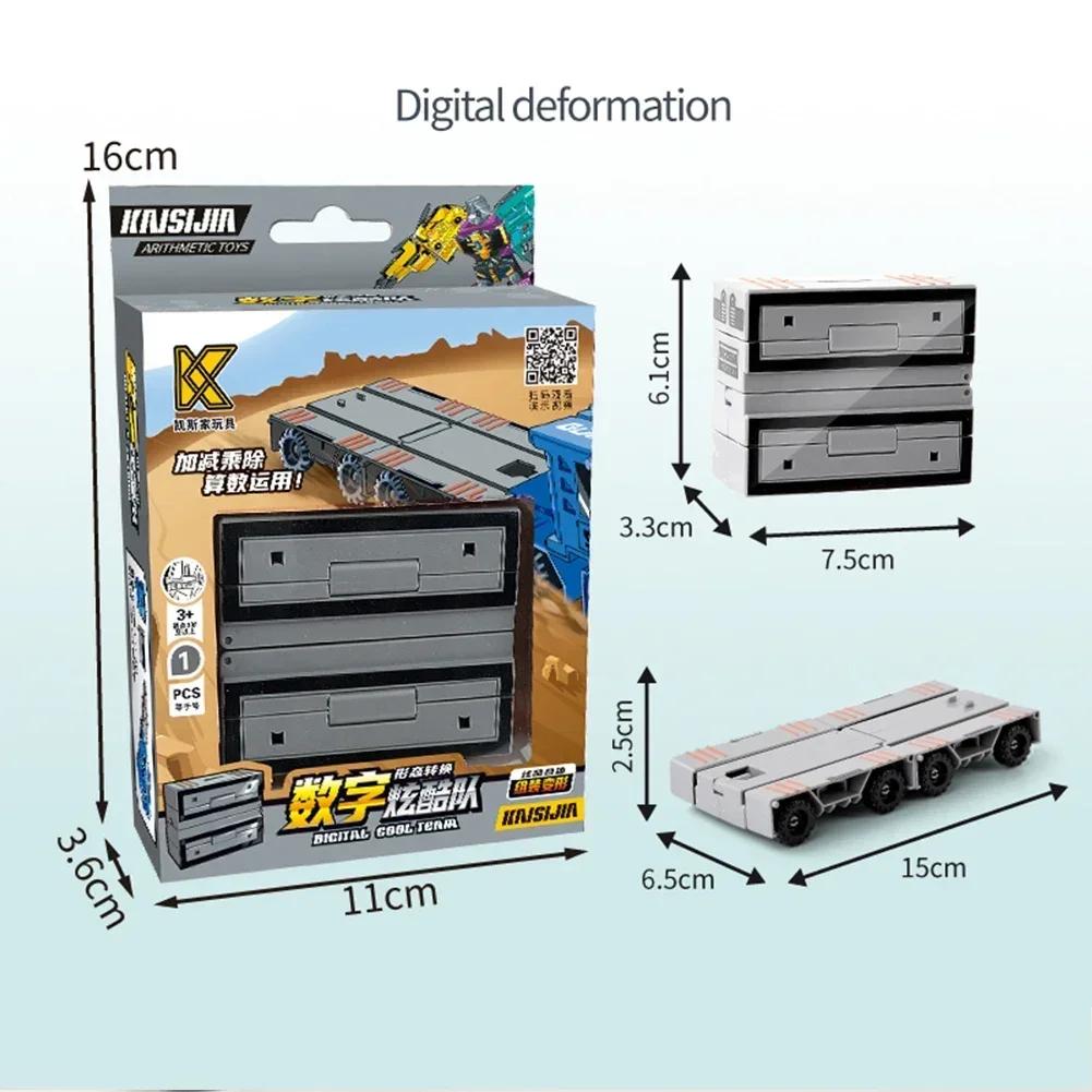 

Цифровые Номера Боты Развивающие Игрушки Транспорт Танк Воин Деформация Фигурки Трансформация Робот Для Детей
