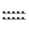 10/20/30/40Pcs Fishing Tackle Zip Slider Beads Swivels Pulley Clip Line Rigs