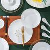 AQ All White Jingdezhen Ceramic Tableware Set