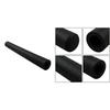Black Rubber Plastic Foam Insulation Sleeve for 2 Inch Pipes Fire Resistant Weatherproof 3.2mm x 52mm x 1900mm