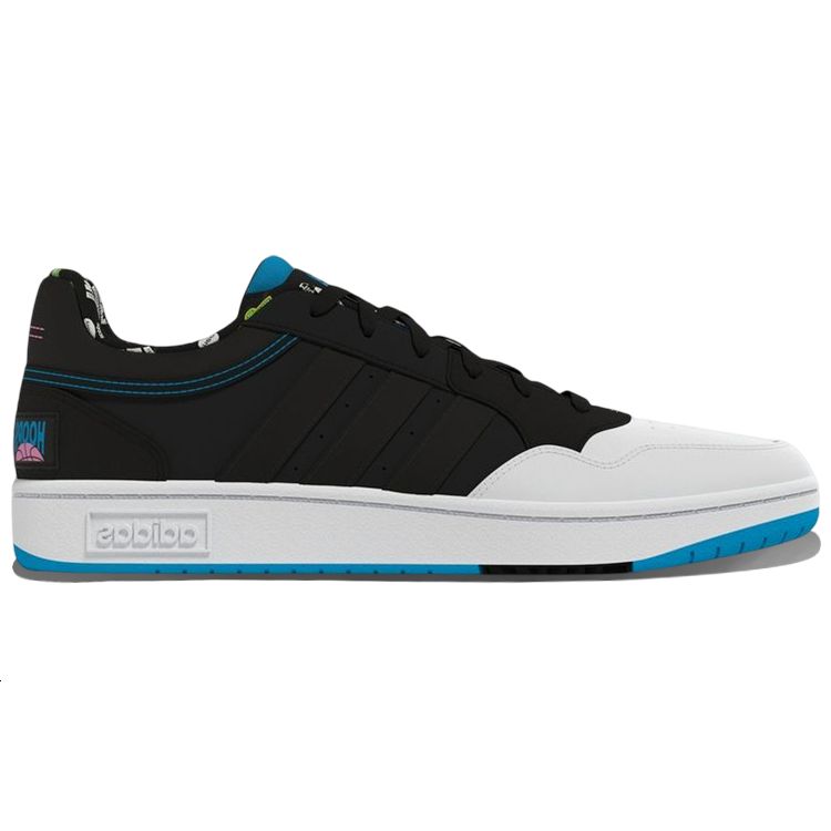 Adidas Sesame Street X JF  Neo Hoops 3.0 Personality Trend Non-Slip Wear-Resistant Low-Top Skate Shoes Men Sneakers Black Blue FZ5960