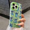 Urocze Kreskówkowe Etui Stitch Modne Etui Na Telefon Dla iPhone 17 AIR 16 15 14 13 12 11 Pro Max Plus Matowe Etui z Wrażeniem Skóry