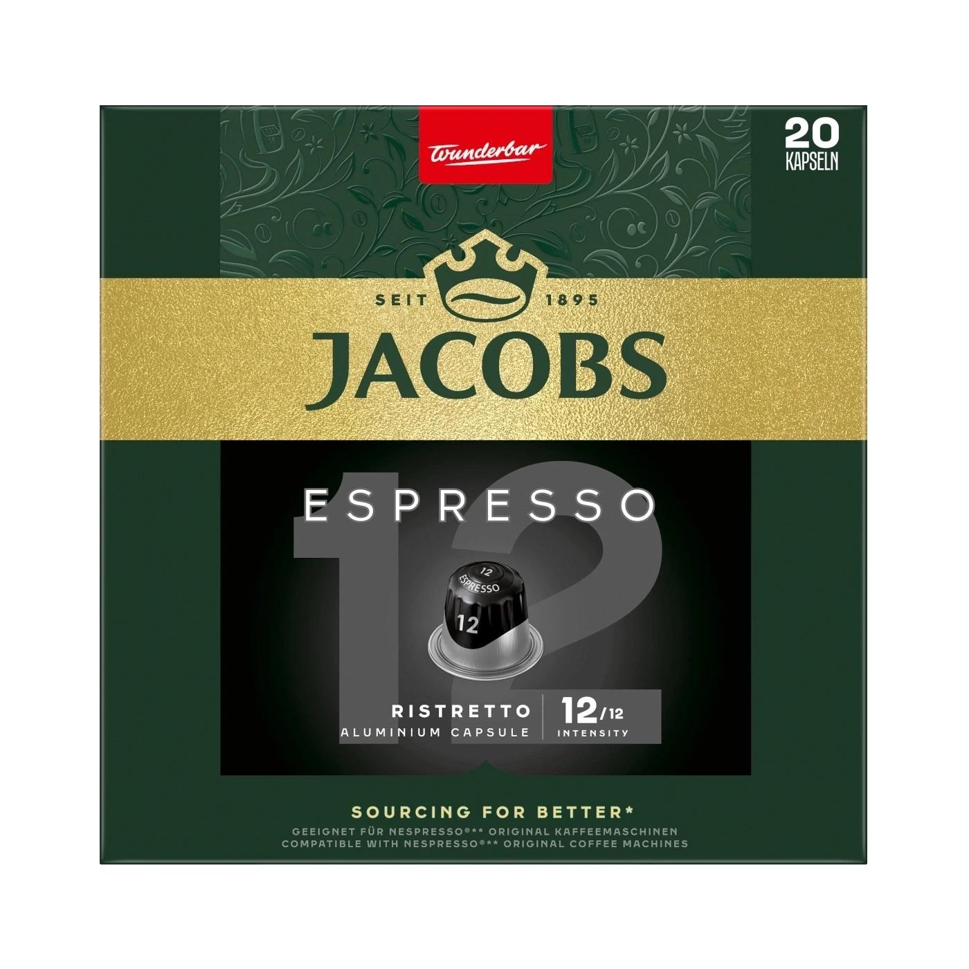 Jacobs Ristretto Espresso 12 Kapseln 20 Stk.