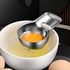Stainless Steel Egg Yolk Filter Professional Egg White Divider Egg Yolk Separator Spoon  Household