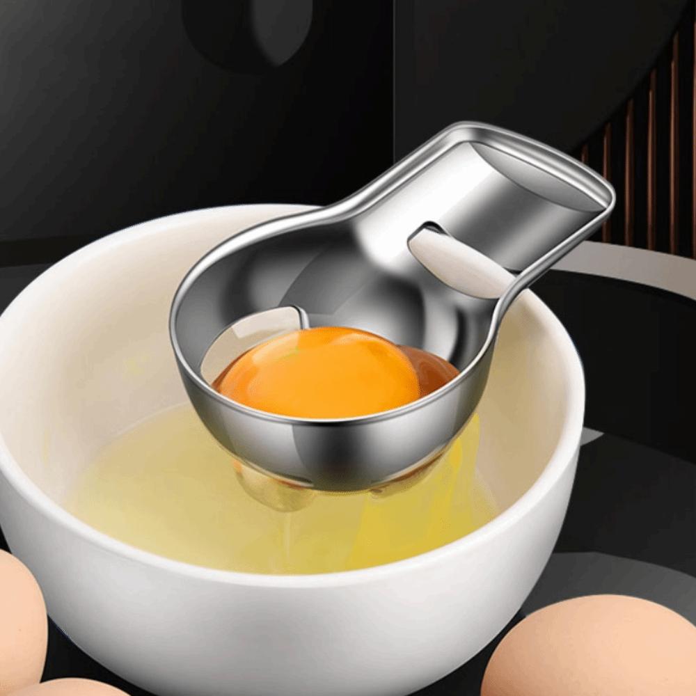 Stainless Steel Egg Yolk Filter Professional Egg White Divider Egg Yolk Separator Spoon  Household