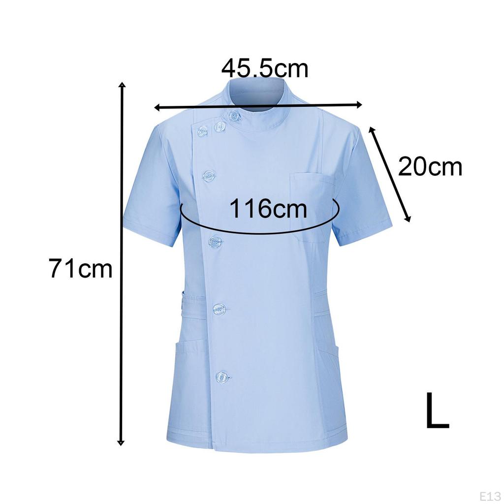 Women Scrubs Sets Nurse Costume Comfortable Breathable Top Jogger Pants Nursing Uniforms for Beauty