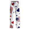 Damenmode Lockerer Unabhängigkeitstag Casual Stitching Bedruckte Freizeithose