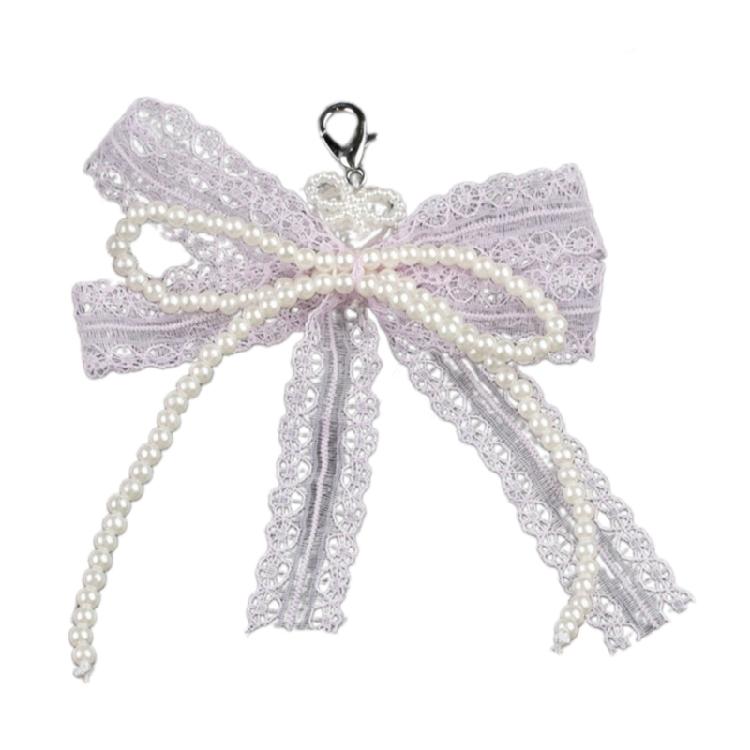 Lace Bowknot Shoe Jewelry for Sneakers Shoelaces Charm Detachable Shoe Clip with Faux Pearls Footwear Accessories