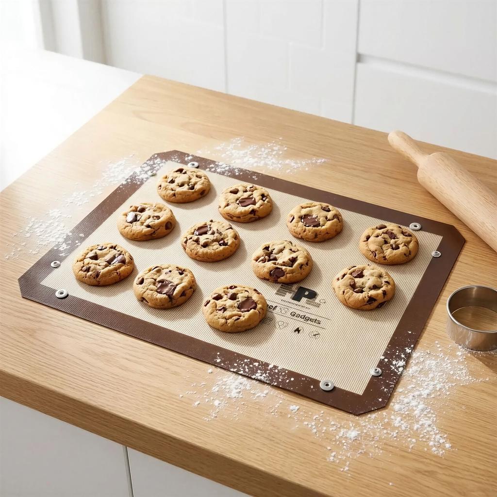 Silicone Baking Mat Dough Pad Click Dishwasher Safe 40x30 cm