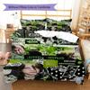 Billie Eilish Pattern Bedding,Quilt Set Quilt Cover Pillowcase Home Birthday Gift (1 * Duvet Cover + 2 * Pillowcase, Without Core)