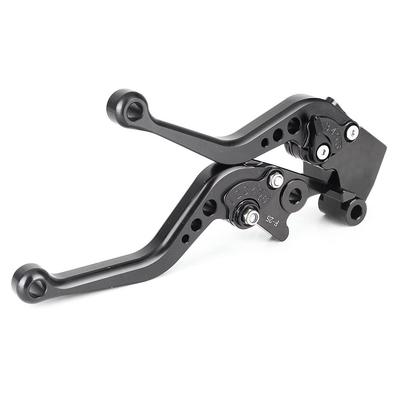 [Mallofusa] Paar Motorrad Kurze Brems- und Kupplungshebel für Kawasaki Ninja250R 2008-2012 / Kawasaki Ninja 300RR 2013 Schwarz