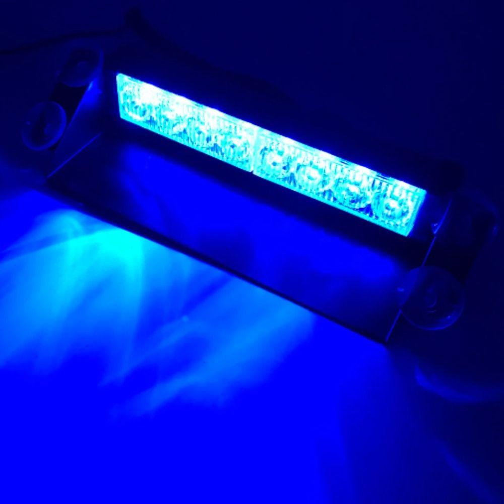12V 8 LED Warning Light 8 LED Flashing Windshield Flash Lighting Emergency Signal Lamps  Car