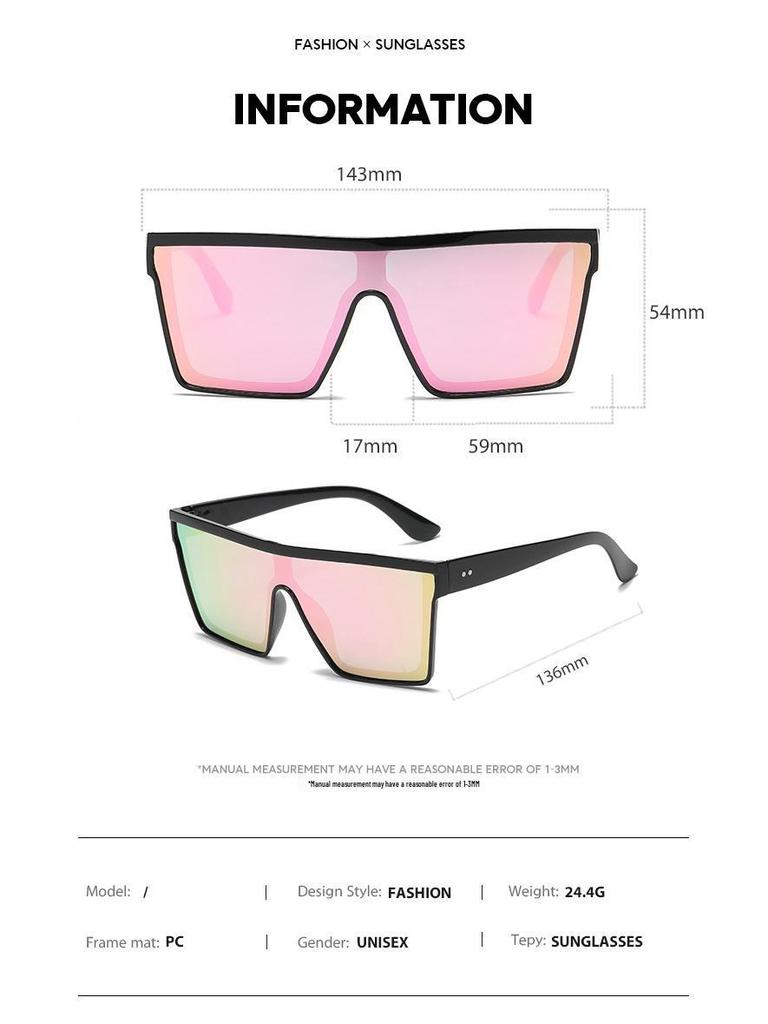 Punk Style Pink Mercury Women's High-End Party Sunglasses