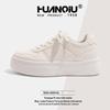 2025 Trendy Campus Style Women's Thick-Soled Black Sneakers - ZHQ-XA120