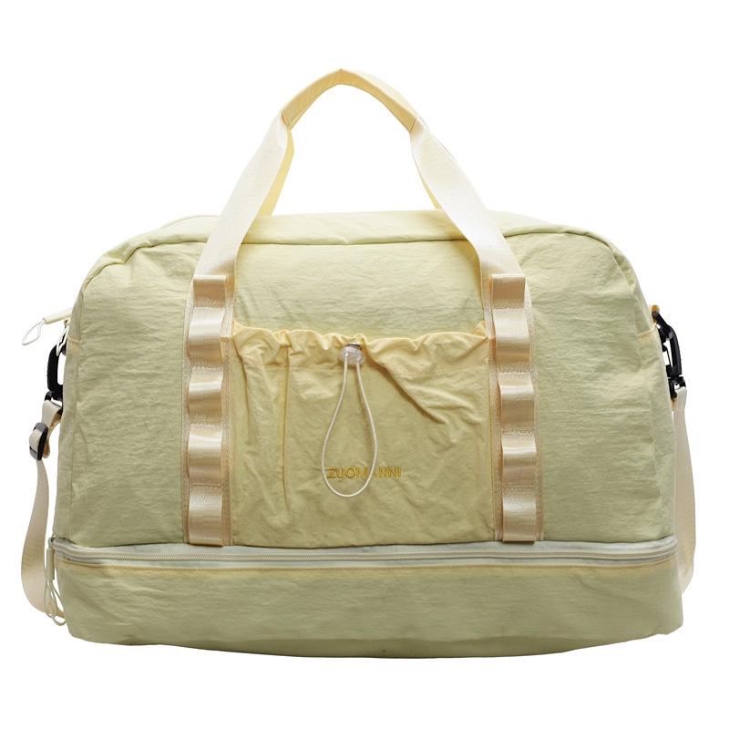 Women's Large Capacity Multifunctional Travel and Fitness Bag - Trendy, Dry/Wet Separation, Perfect for Yoga and Short Trips