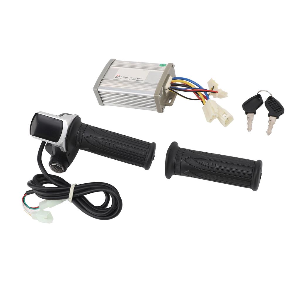 48V 800W Motor Speed Controller With 48V Screen Display Throttle Grip for Electric Bicycles Tricycles Motorcycles