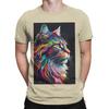 Splash Maine coon Colorful Art Novelty 100 Cotton TShirt maine coon Tops Tees For Unisex