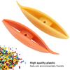 2pcs Tatting  s Plastic Tatting  s Craft Tool for   Hand Sewing Knitting(Orange Yellow )