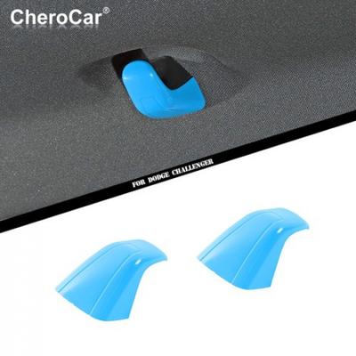 Pair Rear Hook Cover Trim Decor Bezel for Dodge Challenger 2015- Accessories