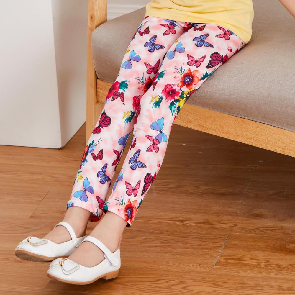 Schmale Leggings aus Milchseide für Mädchen – Frühling/Herbst, Neun-Punkt-Länge, kleine und große Größen, Kollektion 2021