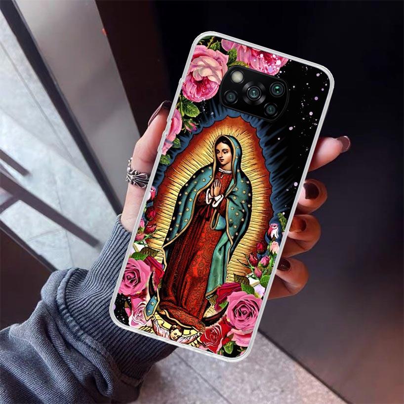 

Virgin De Guadalupe Virgen Mary Phone Case For Xiaomi Poco X7 X6 X5 Pro F7 Ultra Redmi 15C 15 13 13C 12 12C 10 10A 10C 9 9A 9C 9 Redmi 13C